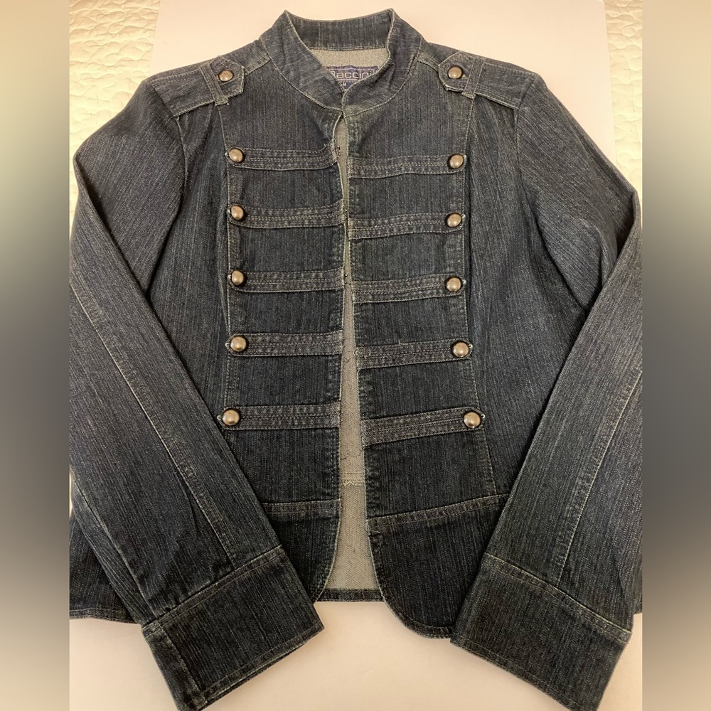 Jean Jacket, Harley-Davidson Patch, Size M
